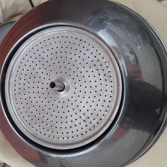 Vintage Bakelite Coffee Percolator Chrome Mid Century Atomic - Picture 6 of 9